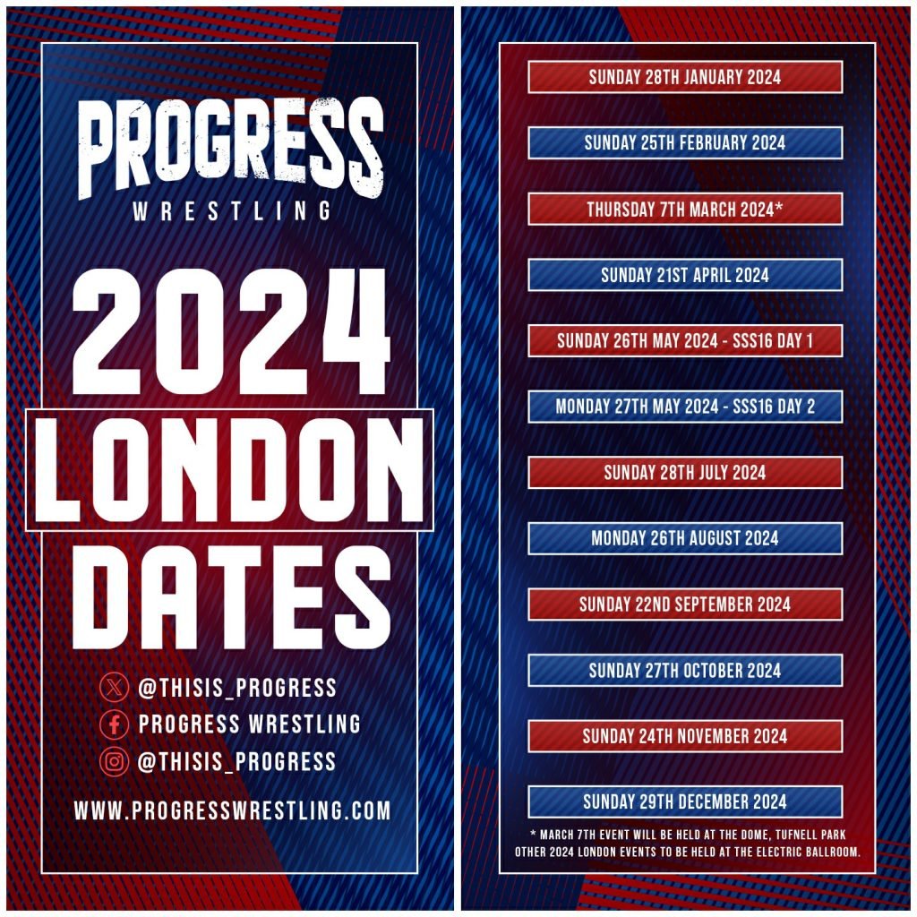 PROGRESS Wrestling 2024 - PROGRESS Wrestling - Watch on Demand PROGRESS PLUS PROGRESS Wrestling 2024