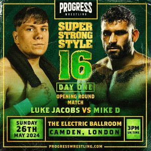 PROGRESS Wrestling - Luke Jacobs Vs. Mike D - PROGRESS Wrestling - Watch on Demand PROGRESS PLUS PROGRESS Wrestling - Luke Jacobs Vs. Mike D