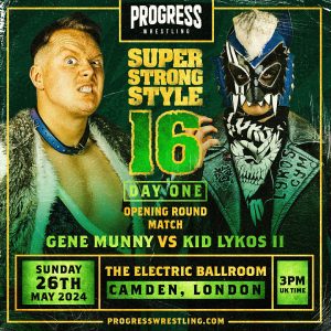 PROGRESS Wrestling - Gene Munny Vs. Kid Lykos II - PROGRESS Wrestling - Watch on Demand PROGRESS PLUS PROGRESS Wrestling - Gene Munny Vs. Kid Lykos II