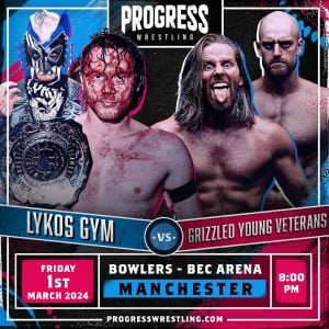 PROGRESS Wrestling - FOR THE LOVE OF PROGRESS 2 - PROGRESS Wrestling - Watch on Hooked On Wrestling TV PROGRESS Wrestling - FOR THE LOVE OF PROGRESS 2