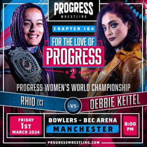 PROGRESS Wrestling - FOR THE LOVE OF PROGRESS 2 - PROGRESS Wrestling - Watch on Hooked On Wrestling TV PROGRESS Wrestling - FOR THE LOVE OF PROGRESS 2