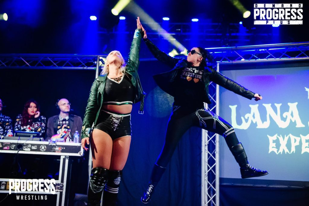 LA Taylor & Skye Smitson - PROGRESS Wrestling - Watch on Hooked On Wrestling TV LA Taylor & Skye Smitson