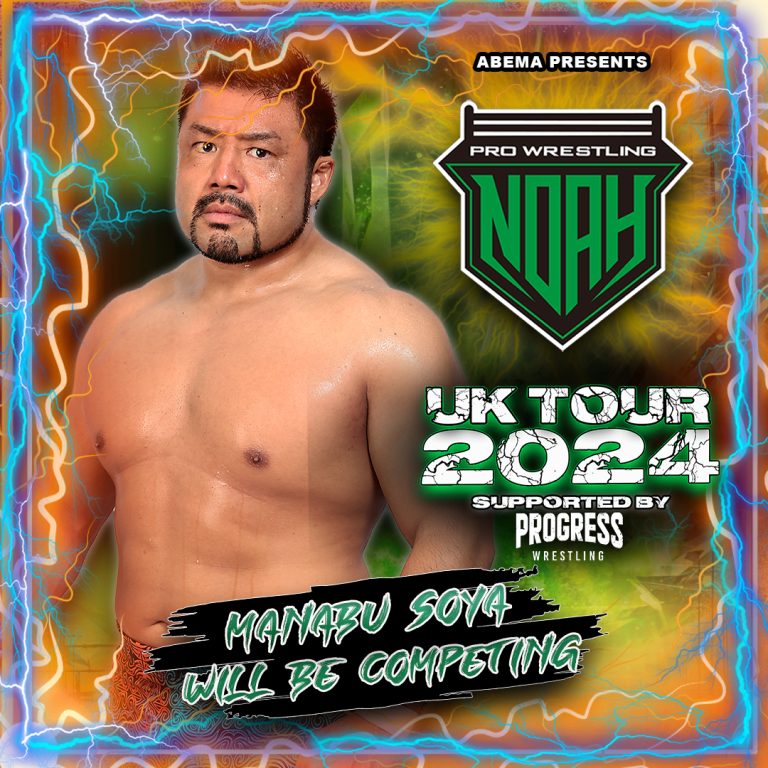 Manabu Soya - NOAH UK Tour v3 1 - PROGRESS Wrestling - Watch on Demand PROGRESS PLUS