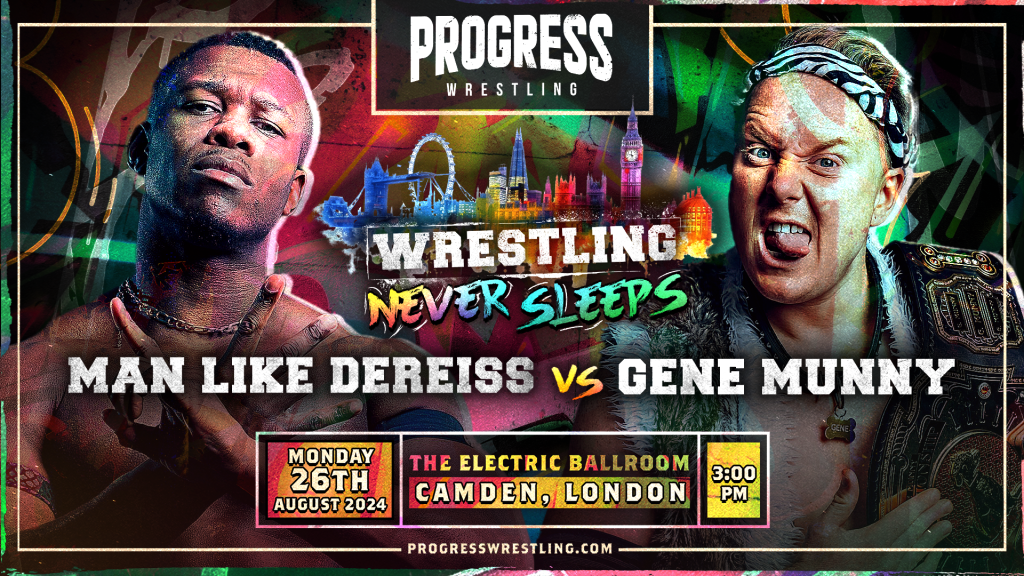 WNS MLD vs Gene Munny - PROGRESS Wrestling - Watch on Hooked On Wrestling TV