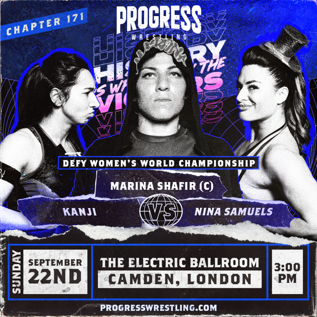 PROGRESS c171 - Marina Shafir vs Kanji vs Nina Samuels sq 1 - PROGRESS Wrestling - Watch on Demand PROGRESS PLUS