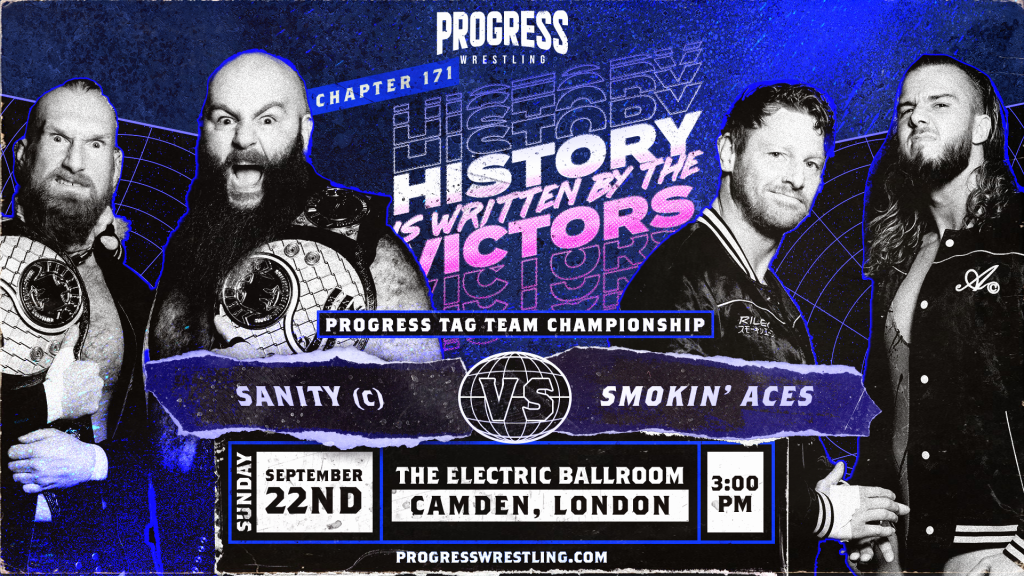 PROGRESS c171 - Sanity vs Smokin Aces - 1920x1080 - PROGRESS Wrestling - Watch on Demand PROGRESS PLUS