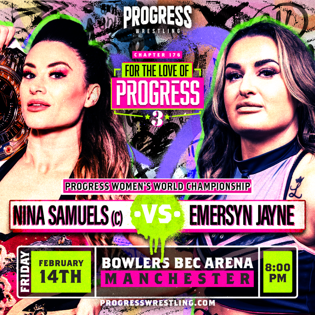 Chapter 176 - FTLOW - Nina Samuels vs Emersyn Jayne sq 1 - PROGRESS Wrestling - Watch on Demand PROGRESS PLUS