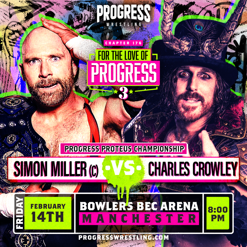Chapter 176 - FTLOW - Simon Miller vs Charles Crowley sq - PROGRESS Wrestling - Watch on Demand PROGRESS PLUS