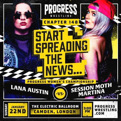 Lana Austin Vs Session Moth Martina for the PROGRESS Women's Championship